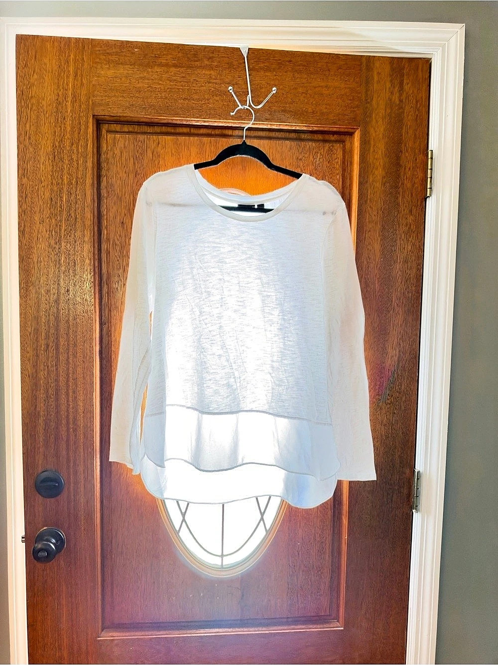 White Long Sleeve Tunic Like New